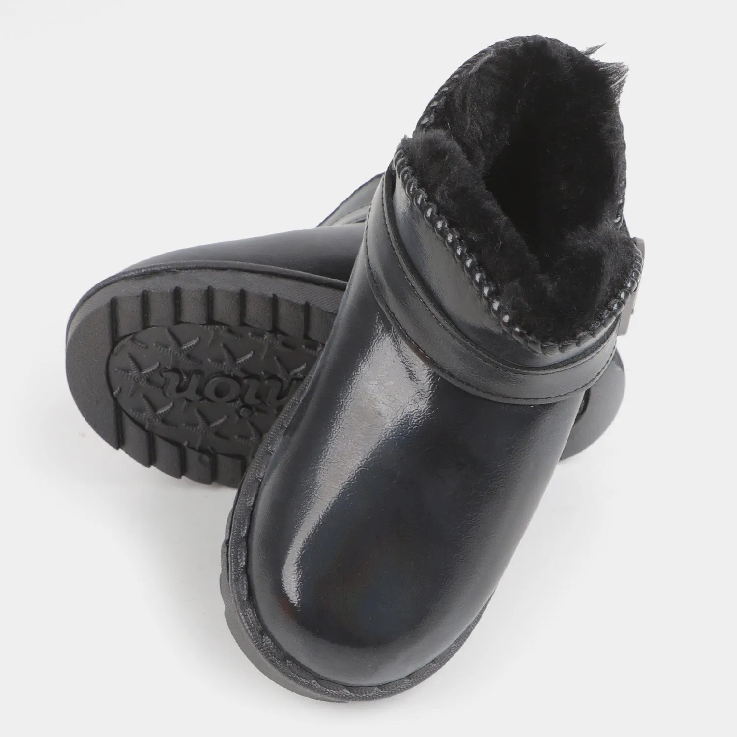 Girls Long Boots 288 - BLACK