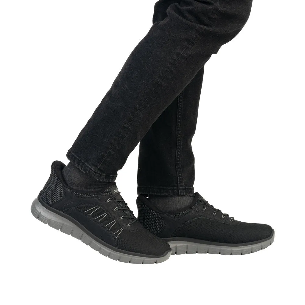 Mens Rieker Hand Free Slip Ins Black Casual Comfort Ready 2 Go B6656-00 sale
